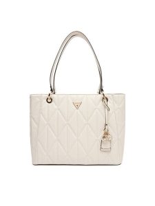 Guess Torebka Aldina HWGG96 63250 Biały. Białe torebki klasyczne Guess, z aplikacjami, ze skóry, bez dodatków. Za 549,99 zł.