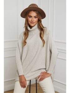 Soft Cashmere Golf w kolorze beżowym rozmiar: 34/36. Brązowe golfy Soft Cashmere, bez wzorów, z kaszmiru. Za 162,57 zł.