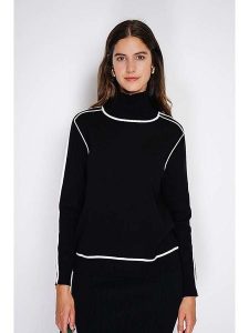 William de Faye Golf w kolorze czarnym rozmiar: 34. Czarne golfy William de Faye, bez wzorów, z kaszmiru. Za 126,75 zł.