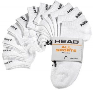 Skarpety Head Elements Sneaker 11 par, niskie, białe, rozmiar 35-38. Białe skarpetki Head, bez wzorów, z bawełny. Za 167,99 zł.