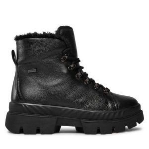 Trapery Ara. Czarne buty zimowe Ara, z gore-texu, bez obcasa, bez zapięcia. Za 839,99 zł.