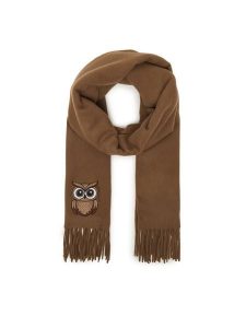 Weekend Max Mara Szalik Fascia 2615541034 Beżowy. Brązowe rękawiczki Weekend Max Mara, bez wzorów, z wełny. Za 909,99 zł.