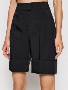 Herskind Szorty materiałowe Baba 4001519 Czarny Regular Fit. Czarne szorty Herskind, bez wzorów, z materiału. Za 749,99 zł.