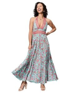 Aller Simplement Sukienka w kolorze turkusowym rozmiar: 34-40. Niebieskie sukienki Aller Simplement, bez wzorów, klasyczne, bez kołnierzyka, bez ramiączek, maxi. Za 65,99 zł.