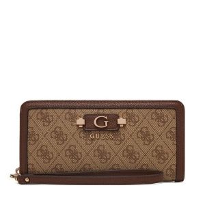 Portfel Guess. Brązowe portfele Guess, z aplikacjami. Za 264,99 zł.