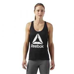 Koszulka treningowa damska Reebok Workout Ready Supremium 20. Czarne jeansy Reebok, bez wzorów, z dzianiny. Za 143,00 zł.