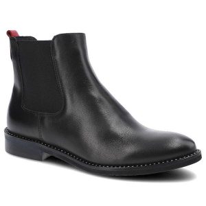 Czarne Botki Lamanti Damskie Modne Buty Jesienne. Czarne botki Lamanti, na jesień, z aplikacjami, z dzianiny, bez obcasa, na obcasie, bez zapięcia. Za 279,00 zł.