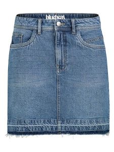 Sublevel Spódnica dżinsowa w kolorze niebieskim rozmiar: XL. Niebieskie spódnice Sublevel, xl, z aplikacjami, ze skóry, klasyczne, mini. Za 82,99 zł.