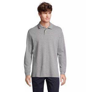 Koszulka polo z długim rękawem Sol's Pacific. Szare bluzki SOL'S, s, bez wzorów, bez kołnierzyka, bez ramiączek. Za 134,00 zł.