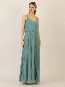 APART Sukienka w kolorze zielonym rozmiar: 34. Zielone sukienki Apart, bez wzorów, bez kołnierzyka, bez ramiączek, maxi. Za 260,99 zł.