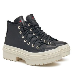Trampki Converse. Czarne trampki Converse, bez wzorów, bez zapięcia. Za 509,99 zł.