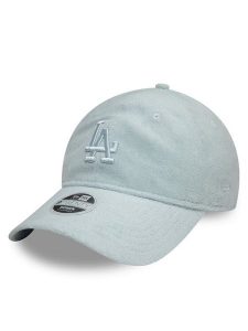 New Era Czapka z daszkiem Los Angeles Dodgers Towelling 9Twenty 60595346 Błękitny. Niebieskie czapki New Era, bez wzorów, z bawełny. Za 99,99 zł.
