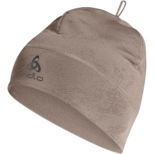 Czapka ODLO Polyknit Warm Reflective Hat. Szare czapki ODLO, bez wzorów, z elastanu. Za 116,29 zł.