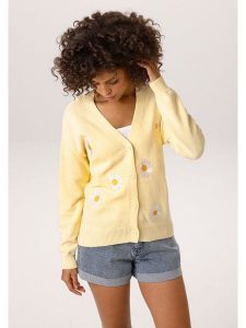 Aniston Kardigan w kolorze żółtym rozmiar: 42. Żółte kardigany Aniston, z bawełny. Za 173,99 zł.