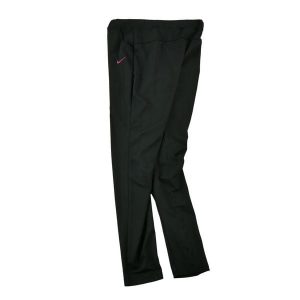 Second life - Damskie czarne legginsy - Jak nowy. Czarne legginsy Nike, bez wzorów, z materiału. Za 68,12 zł.
