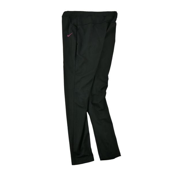 Second life - Damskie czarne legginsy - Jak nowy. Czarne legginsy Nike, bez wzorów, z materiału. Za 68,12 zł.