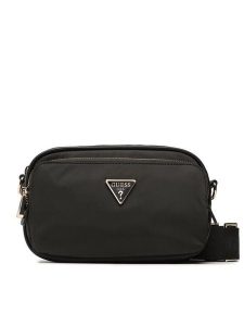 Guess Torebka Gemma (EYG) HWEYG8 39572 Czarny. Czarne listonoszki Guess, z aplikacjami, z materiału, bez dodatków. Za 390,99 zł.