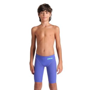 Strój Startowy Arena Powerskin Impulso Jammer junior. Fioletowe kombinezony Arena, l, bez wzorów, młodzieżowe, bez kołnierzyka, bez ramiączek. Za 399,99 zł.