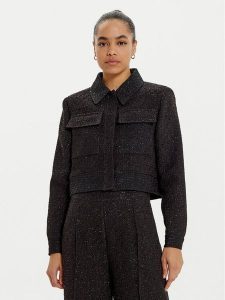 Lola Casademunt by Maite Marynarka MF2402016 Czarny Regular Fit. Czarne marynarki i żakiety Lola Casademunt by Maite, l, bez wzorów, z syntetyku. Za 509,99 zł.
