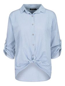 Sublevel Bluzka w kolorze błękitnym rozmiar: L/XL. Niebieskie bluzki Sublevel, l, bez wzorów, z bawełny, bez kołnierzyka, bez ramiączek. Za 171,28 zł.