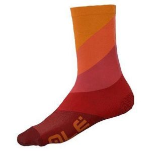 Skarpetki rowerowe Alé Cycling Diagonal Digitopress. Czerwone skarpetki Ale Cycling, bez wzorów. Za 107,45 zł.