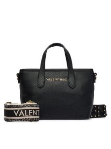 Valentino Torebka Dea Re VBS9UM06 Czarny. Czarne torebki klasyczne Valentino, bez wzorów, ze skóry, bez dodatków. Za 549,99 zł.