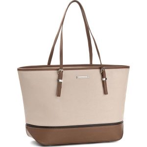Torebka JENNY FAIRY - TD12641017 Beżowy. Shopper bag marki Jenny Fairy. Za 99,99 zł.