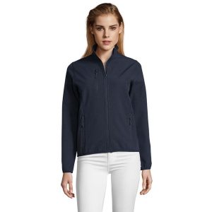 Kurtka Damska Radian Soft Shell. Niebieskie kurtki SOL'S, s, bez wzorów, bez kaptura. Za 181,99 zł.