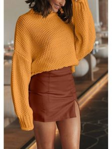 LA Angels Sweter w kolorze pomarańczowym rozmiar: XL. Pomarańczowe swetry oversize LA Angels, xl, bez wzorów, z wełny, bez ramiączek. Za 152,99 zł.