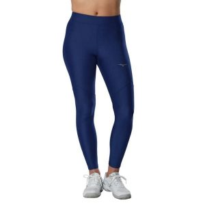 Damskie legginsy Mizuno Alpha 7/8. Niebieskie legginsy Mizuno, bez wzorów, z materiału. Za 308,20 zł.