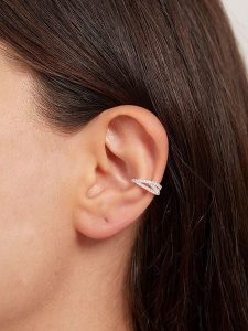 Heliophilia Srebrna nausznica rozmiar: onesize. Szare kolczyki Heliophilia, srebrne. Za 104,64 zł.