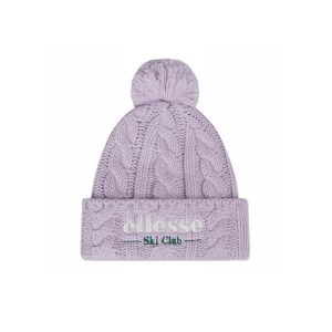 Czapka zimowa Ellesse Sanga Pom Pom. Fioletowe czapki Ellesse, bez wzorów. Za 109,99 zł.