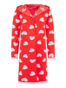 Zwillingsherz Kardigan w kolorze czerwonym rozmiar: S/M. Czerwone kardigany Zwillingsherz. Za 117,45 zł.