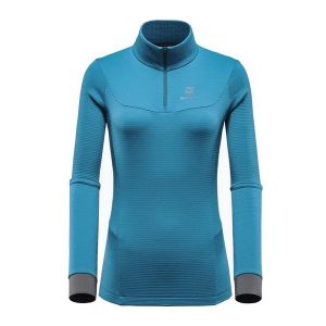 Bluza trekkingowa damska BLACKYAK Carora. Czerwone bluzy BLACK YAK, l, bez wzorów, bez kaptura. Za 299,99 zł.