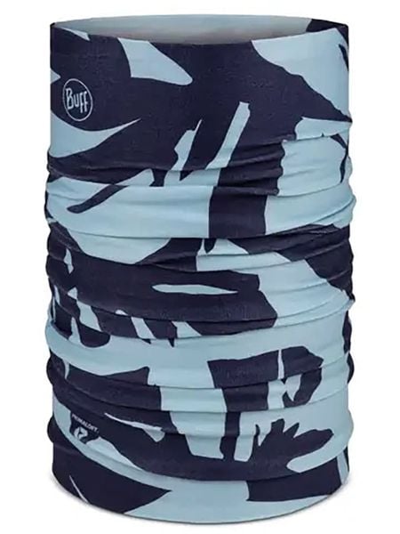 Buff Szal-koło w kolorze granatowo-błękitnym rozmiar: onesize. Niebieskie szaliki Buff, bez wzorów, z materiału. Za 109,26 zł.