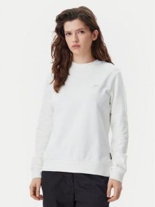 Napapijri Bluza B-Nina NP0A4H85 Biały Regular Fit. Białe bluzy Napapijri, m, bez wzorów, z bawełny, bez kaptura. Za 239,99 zł.