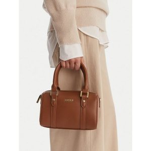 Torebka MEXX. Brązowe kuferki Mexx, bez wzorów, bez dodatków. Za 159,99 zł.