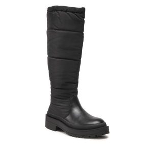 Kozaki Jenny Fairy. Czarne kozaki Jenny Fairy, bez wzorów, bez obcasa, na płaskiej podeszwie, bez zapięcia. Za 159,99 zł.