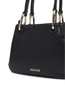HUGO Torebka 50567662 Czarny. Czarne torebki klasyczne Hugo, bez wzorów, ze skóry, bez dodatków. Za 639,99 zł.