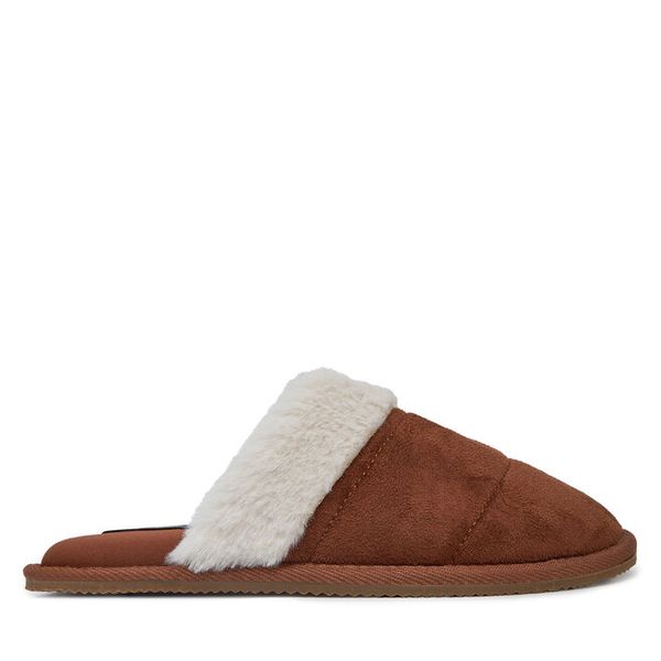 Kapcie Polo Ralph Lauren. Brązowe kapcie Polo Ralph Lauren, bez wzorów. Za 259,99 zł.