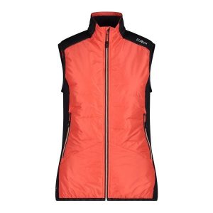 Damska kurtka bez rękawów CMP. Czerwone kurtki CMP, na zimę, bez wzorów, z puchu, bez kaptura. Za 428,25 zł.