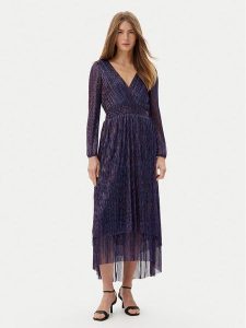 Pepe Jeans Sukienka codzienna Althea PL953637 Fioletowy Regular Fit. Fioletowe kombinezony Pepe Jeans, m, bez wzorów, z jeansu, bez kołnierzyka, bez ramiączek. Za 429,99 zł.