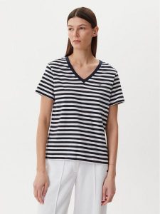 Gant T-Shirt 4200566 Granatowy Regular Fit. Niebieskie t-shirty GANT, xs, bez wzorów, z bawełny, bez kołnierzyka, bez ramiączek. Za 149,99 zł.