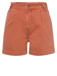 Cross Jeans Szorty dżinsowe w kolorze pomarańczowym rozmiar: W29. Pomarańczowe szorty Cross Jeans, z aplikacjami, z bawełny, z podwyższonym stanem. Za 65,85 zł.