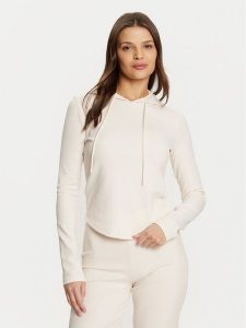 Guess Bluza V5RQ06 KCLH0 Écru Regular Fit. Bluzy Guess, xs, z aplikacjami, z syntetyku, bez kaptura. Za 179,99 zł.