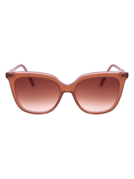 Longchamp Damskie okulary przeciwsłoneczne w kolorze jasnobrązowym rozmiar: 53. Brązowe okulary przeciwsłoneczne Longchamp. Za 234,95 zł.