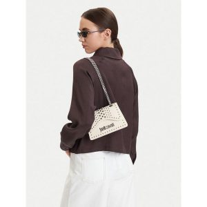 Torebka Just Cavalli. Białe torebki klasyczne Just Cavalli, bez wzorów, bez dodatków. Za 522,99 zł.