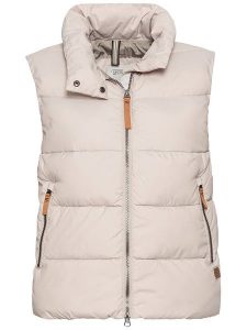 Camel Active Kamizelka w kolorze kremowym rozmiar: 36. Brązowe kamizelki Camel Active, bez wzorów, bez kołnierzyka, bez ramiączek, bez kaptura. Za 236,05 zł.