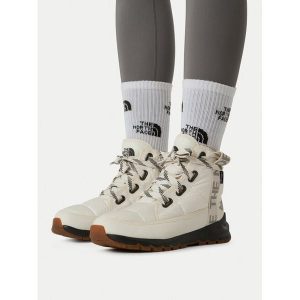 Śniegowce The North Face. Białe buty zimowe The North Face, bez obcasa, bez zapięcia. Za 649,99 zł.