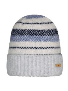 Barts Czapka beanie "Piave" w kolorze szarym rozmiar: onesize. Czarne czapki Barts, z aplikacjami, z materiału. Za 70,24 zł.